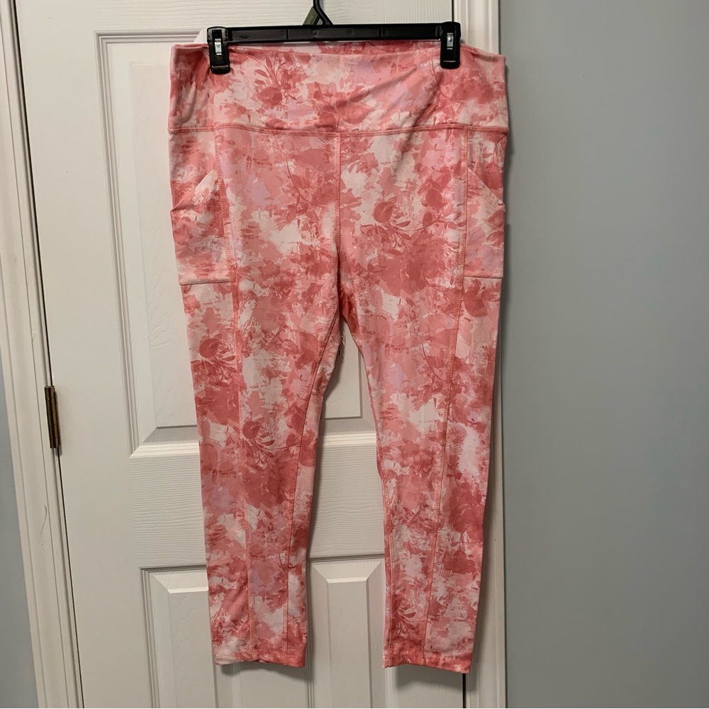 Pink Patterned Leggings
